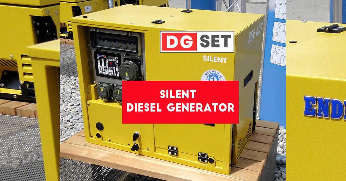 silent diesel generator