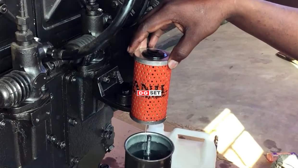 diesel generator fuel filter replacement