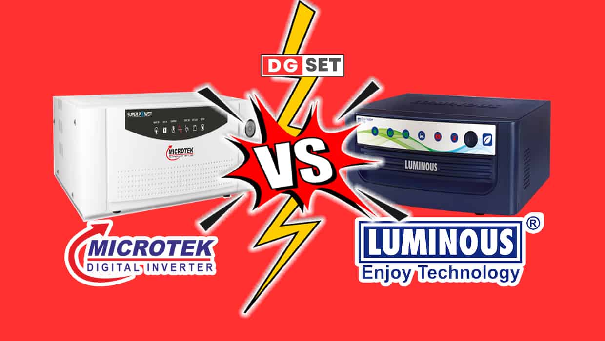 microtek vs luminous inverter