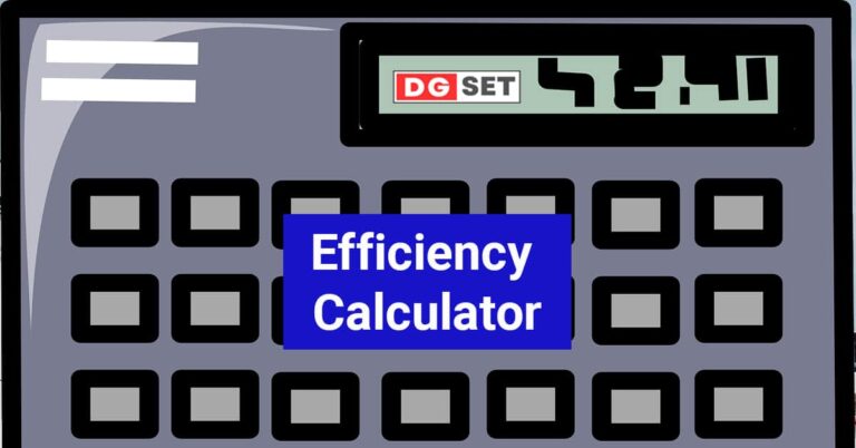 diesel generator efficiency calculator