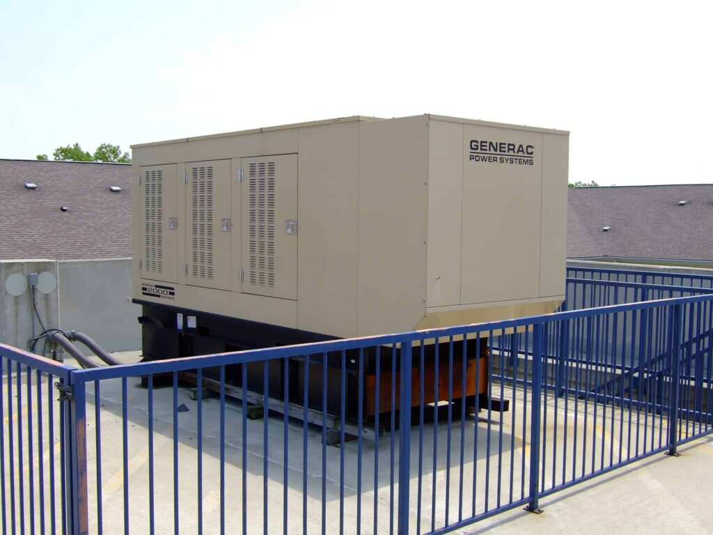 generator for commercial building