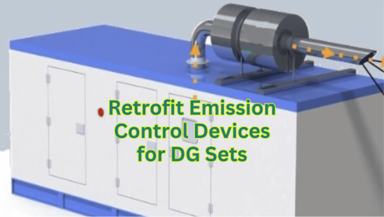 retrofit emission control device for dg set