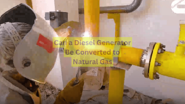 can a diesel generator be converted to natural gas