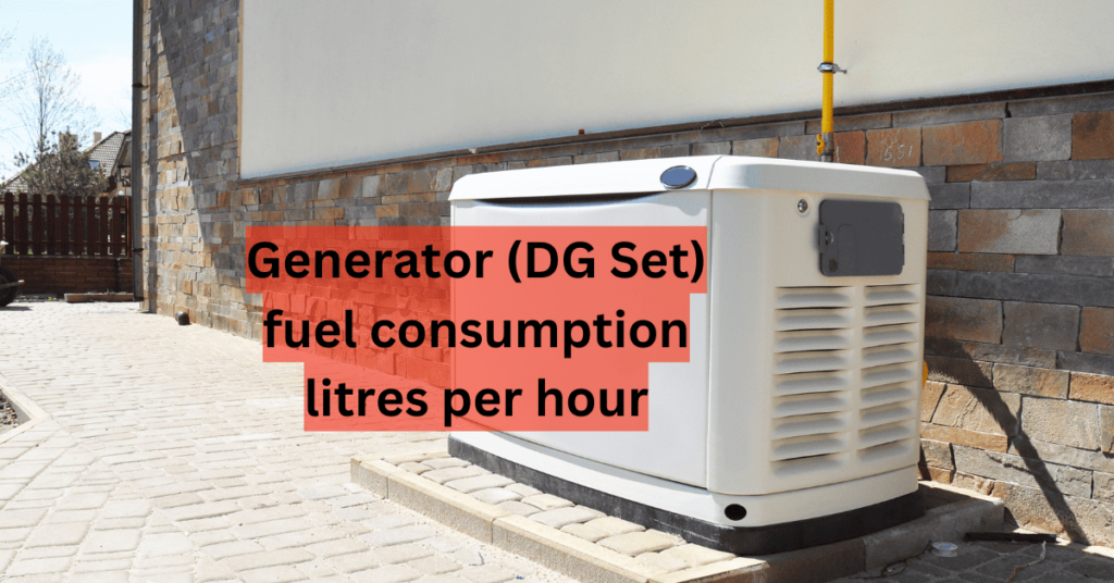 generator fuel consumption litres per hour