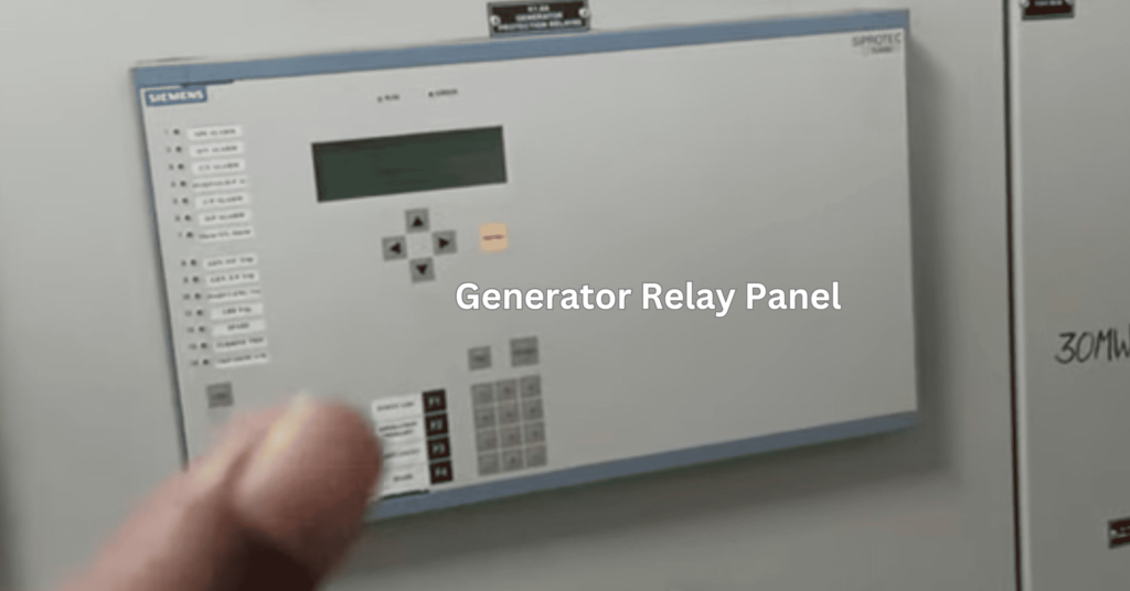 generator relay panel