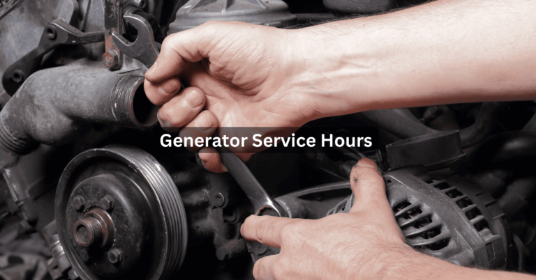 generator service hours