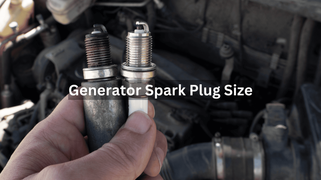 generator spark plug size