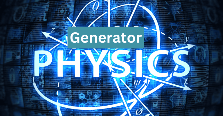 how does a generator work in physics