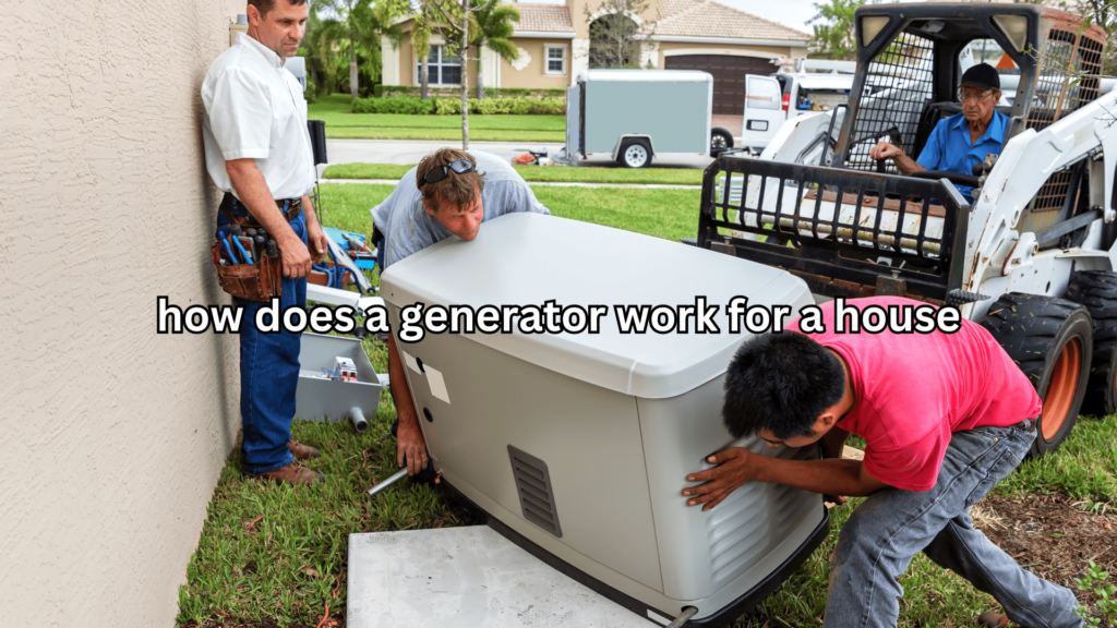 how does a generator work for a house
