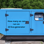 How many ac can run on 10 kva generator