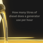 how many litres of diesel does a generator use per hour