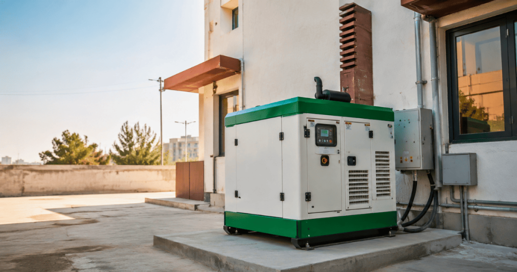 5 KVA Kirloskar generator for commercial power backup in India